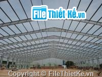 nhà thép khung kèo zami,nhà khung thép,Nhà khung thép k45m